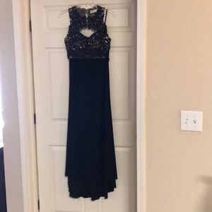 Two piece prom dress